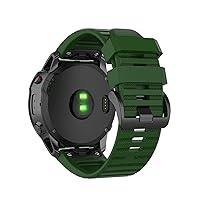 26 22MM Quick Release Watchband Strap For Garmin Fenix 7 7X 6X 6 6S 5 5X 3 3HR S60 MK1 Watch Silicone Easyfit Wrist Band Strap