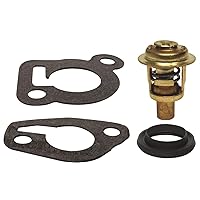 GLM Thermostat Kit for Mercury 6, 8, 9.9, 15, 20, 25 hp 120° Replaces 14586A3 18-3549, Please see product description for application information