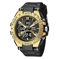 New Men Fashion Watches Quartz Watch Waterproof 50M Man Digital Watch Led 8071 Watch Military Sports Dual Display