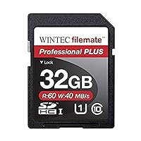 Wintec Professional Plus 32GB UHS-I U1 SDHC C10 Card (3FMSD32GBU1PI-R)
