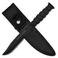 Survivor HK-1023DP Fixed Blade Knife 7.5-Inch Overall , black