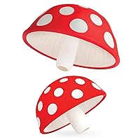 Magic Mushroom Small and Magic Mushroom XL Foldable Kitchen Funnel by OTOTO - Bundle of 2 Fun Kitchen Gadgets