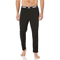 Lacoste mens Straight Fit Pajama Pant With Croc WaistbandTrouser