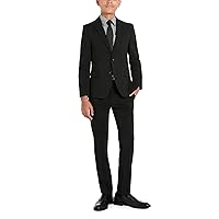 Slim Fit Suit: Formal Jacket & Pants Set for Boys, Sizes 8-20
