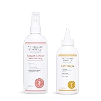 Veterinary Formula Clinical Care Ear Therapy, 4 oz. & Clinical Care Hot Spot & Itch Relief Medicated Spray