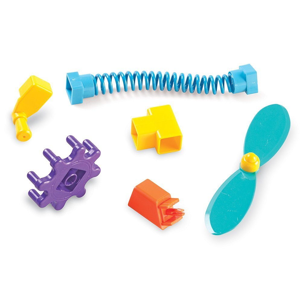 Learning Resources Gears! Gears! Gears! Gizmos Building Set, 83 Pieces, Ages 3+, Construction Toy, STEM Learning Toy,Back to School Gifts