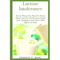 Lactose Intolerance: Every Thing You Need To Know About Lactose Intolerance Signs And Symptom And Their Side Effect To Man