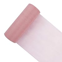 Creative Ideas 6-Inch by 25 Yards (75 Feet), White 29 Colors Available, Blush