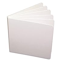 ASHLEY PRODUCTIONS Blank Chunky Thick Pages Book,White