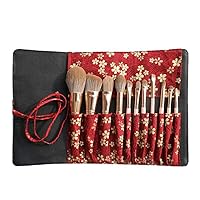 Set of 11 Makeup Brushes - Quick-Drying bristles, Professional Cosmetic applicator Tool | Soft and Skin-Friendly