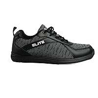 ELITE Men's Pinnacle Bowling Shoes - Lightweight, Universal Sliding Soles, Comfortable, and Performance-Enhancing