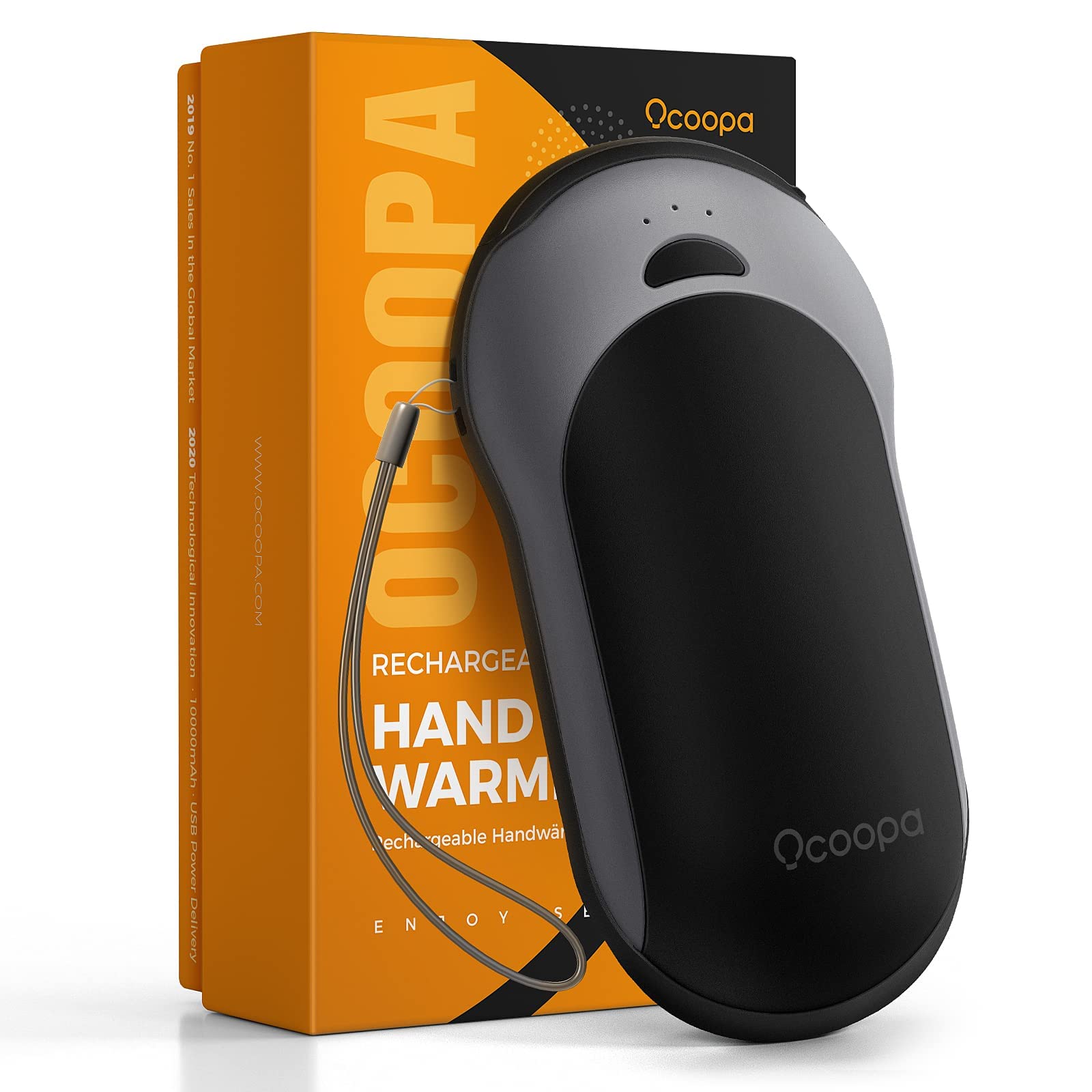 OCOOPA 2-Pack Hand Warmers Rechargeable, Classic 5200mAh and Waterproof 10000mAh,118s Pink and H01-PD PRO