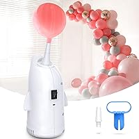 Balloon Pump Electric, Cadrim Electric Portable Balloon Pump with Nozzle and Balloon Knotter, Penguin Shaped Portable Balloon Pump Inflator for Party and Decoration