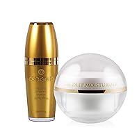 Orogold White Gold 24K Deep Moisturizer and 24K Vitamin C Facial Cleanser Set