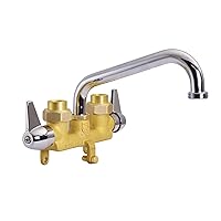 Design House 558049 Ashland Laundry Tub Faucet, Brass, 8-12