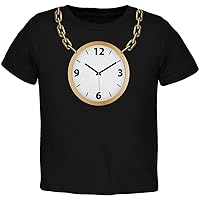 Old Glory Clock Necklace Black Toddler T-Shirt - 3T