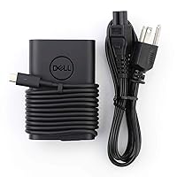 Laptop Charger 65W Watt USB Type C AC Power Adapter Include Power Cord for Dell Latitude 3400 3500 5290(2in1) 5300 5400 5500 7200(2in1) 7300 7400(2in1), LA65NM170 HA65NM170,02YK0F 0M1WCF