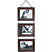 Kiera Grace Classic Traditional Lucy 3-Piece Vertical Hanging Picture Frame, 5
