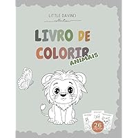Livro de Colorir: Animais (LITTLE DAVINCI) (Portuguese Edition)