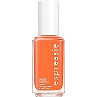 expressie, Quick-Dry Nail Polish, 8-Free Vegan, Coral Orange, Strong At 1%, 0.33 fl oz