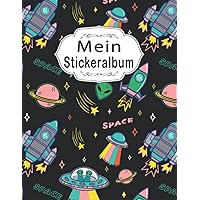 Stickeralbum: Leeres Stickerbuch zum Einkleben und Sammeln | ca. DIN A4 | 100 Seiten: Motiv: Ausländer | Tolle Geschenkidee für Mädchen und Jungen | Kein Silikonpapier. (German Edition)