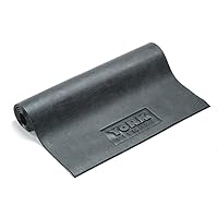 York Fitness Equipment and Exercise Mat - Non-slip Rubber Gymnastic mats,Exercise Camping Mats – For Yoga, Treadmills, Benches, Cycles, Rowers and Cross Trainers – Large – 182cm/76cm