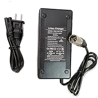 [Verified Fit] 67.2 Volt 2 Amp 3-Pin XLR Plug 60 Volt Li-Ion Battery Charger for 60V(16S) 12AH 20AH Lithium E-Bikes & Scooters and More Electric Bicycle 67.2V 2A Max