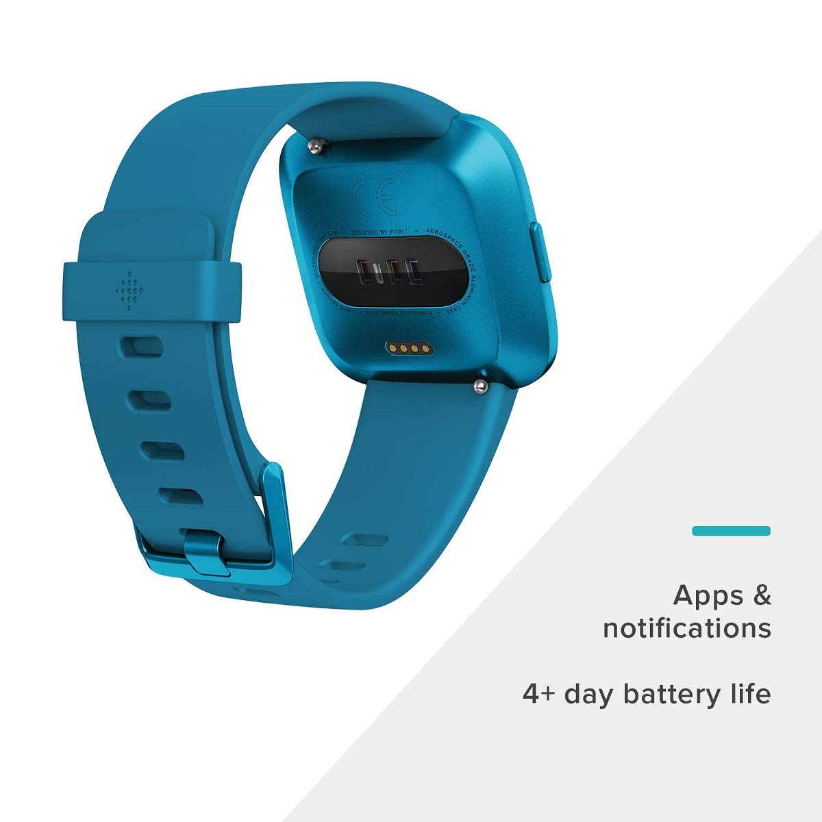 Fitbit Versa Lite Edition Smart Watch, One Size (S and L Bands Included)