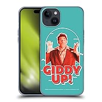 Head Case Designs Officially Licensed Seinfeld Giddy Up! Graphics Soft Gel Case Compatible with Apple iPhone 15 Plus