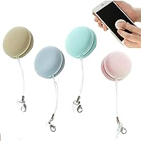 4pcs Macaron Mobile Phone Screen Cleaning, 2024 New Macaron Mobile Phone Screen Wipe, Mobile Phone Screen Cleaning Ball Pendant, Screen Lens and Eyeglass Wipe Cleaner Tool