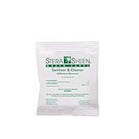 Box of 100 - 2 oz. Stera-Sheen Green Label Sanitizer Packets (Purdy Products) SSG1002 by Stera-Sheen Green Label
