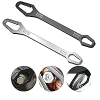 Lianxiaw 2 Pack Universal Torx Wrench Tool - Self-tightening Universal Torque Wrench - 8-22mm All in One Multi Wrench - Multifunctional Wrench Tools Gifts for Men