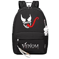 Unisex Teen Canvas Venom Bookbag-Water Proof Lightweight Daypack Large Capacity Bag for Travel,Outdoor