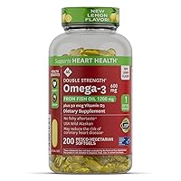 Member's Mark 600mg Omega-3 from Fish Oil with 50 mcg Vitamin D3 (200 Count)