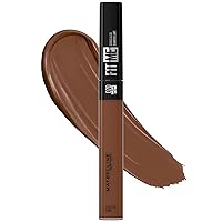 Maybelline Fit Me Liquid Concealer Makeup, Natural Coverage, Lightweight, Conceals, Covers Oil-Free, Dark Coffee (Packaging May Vary)