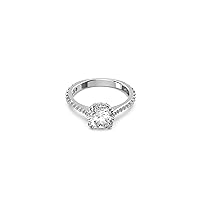 SWAROVSKI Constella Cocktail Ring Jewelry Collection, Pavé Cut, Clear Crystals