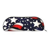 American Flag Stars Stripes Print Receive Bag Makeup Bag Cosmetic Bags Travel Storage Bag Toiletry Receive Bags Pencil Case Pencil Bag