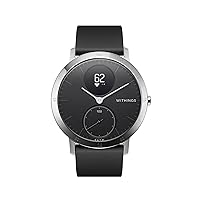 Withings Steel HR - Hybrid Smartwatch - Activity Tracker with Connected GPS, Heart Rate Monitor, Sleep Monitor, Smart Notifications, Water Resistant with 25-day Battery Life