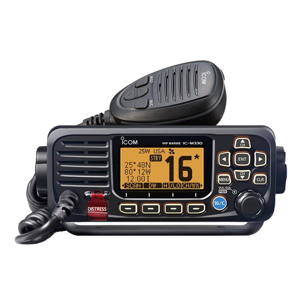 VHF, Basic, Compact, w/GPS, Black