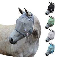 Derby Originals Reflective Mesh Fly Mask with 1 Year Warranty No Ears or Nose Cover