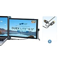 Duex Lite Portable Monitor with 8K DisplayPort Cable, New Mobile Pixels 12.5