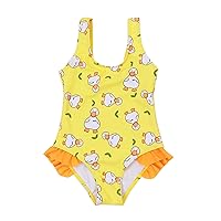 Infant Bathing Suit Girl Baby Girls Swimsuit One Piece Girls Rash Guard Swimwear Clothes