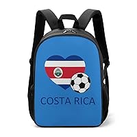 Love Costa Rica Soccer Laptop Backpack Cute Lightweight Backpacks Travel Daypack