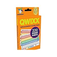 Qwixx, Replacement Score Cards Action Game Multi-colored 1 Pack