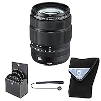 Fujifilm GF 32-64mm f/4 R LM WR Lens, Bundle with 77mm Digital Essentials Filter Kit and 19x19 Lens Wrap