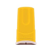 Tovolo Sleeve-Silicone Gadget for Kitchen Cooking, Serving, Grilling, BBQ, & Smoker/Mess-Free Butter Dispenser, (Yellow/White)
