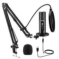 MAONO AU-PM422 Podcasting Gaming YouTube USB Condenser Microphone Kit