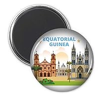 Castle Equatorial Guinea Refrigerator Magnet Sticker Decoration Badge Gift