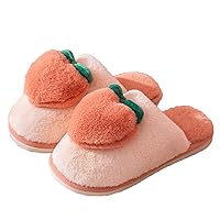 Casual Slippers Casual House Shoes Memory Foam Slippers Comfy Non-slip Winter Warm Slippers Soft Sole Fuzzy Fluffy Slippers Cute Slippers for Women's Men's Kids