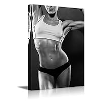 wall26 - Canvas Prints Wall Art - Sexy Fitness Model with Toned Physique - 12